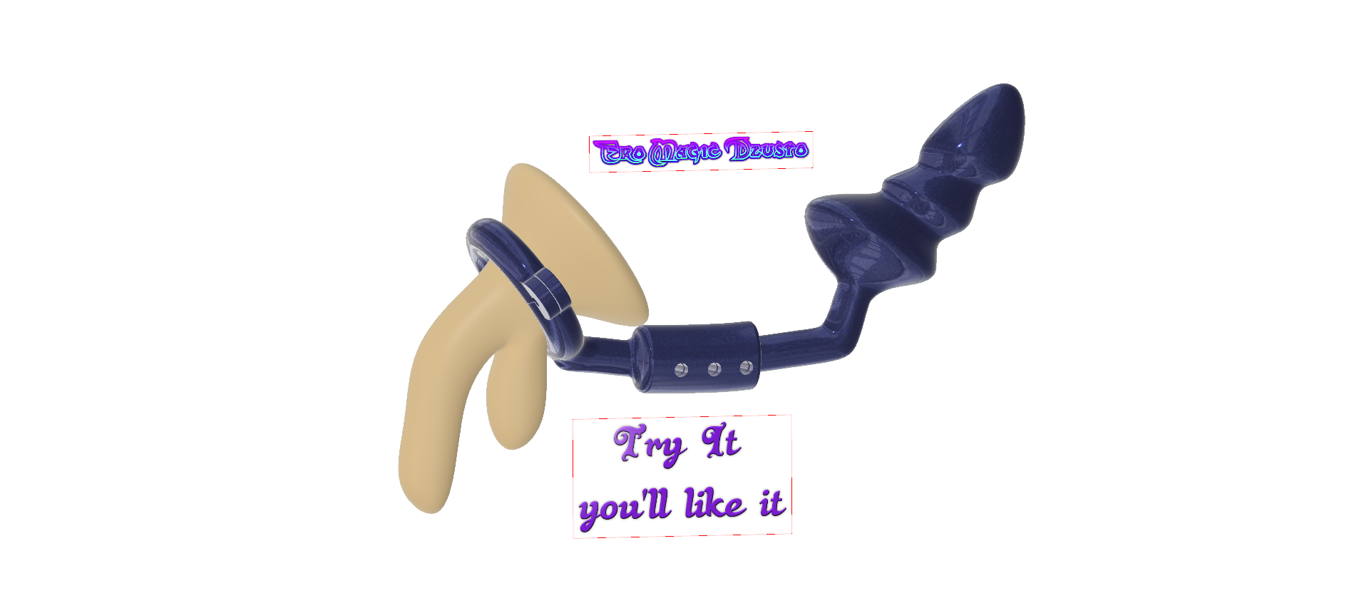 male anal locker clamp Loop Anal Plug Length adjustment Male Prostata  Massage Butt fixing balls scrotum push-up al-03M 3d print cnc STL File for  Cults