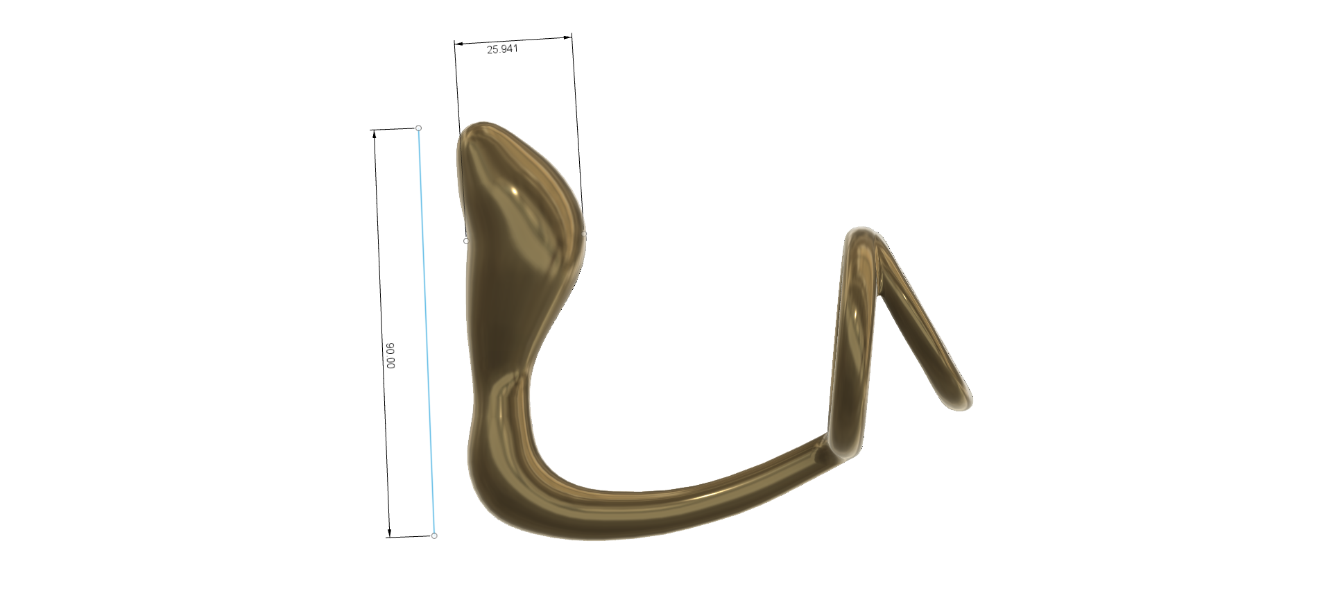 tamanhos plug anal ♂️ Plug anal masculino de doble lazo Prostata de hombre Masaje de culo  ap-33 impresión 3d cnc・Archivo STL para ・Cults main image 1