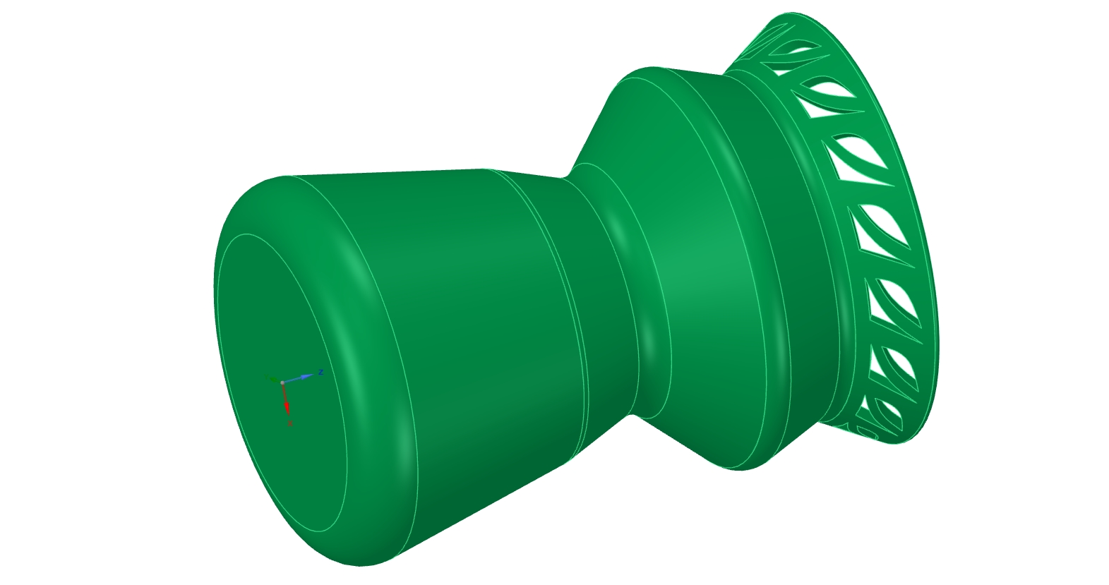 STL file style vase cup vessel v47 for 3dprint or cnc 🏺 (OBJ)・Model to