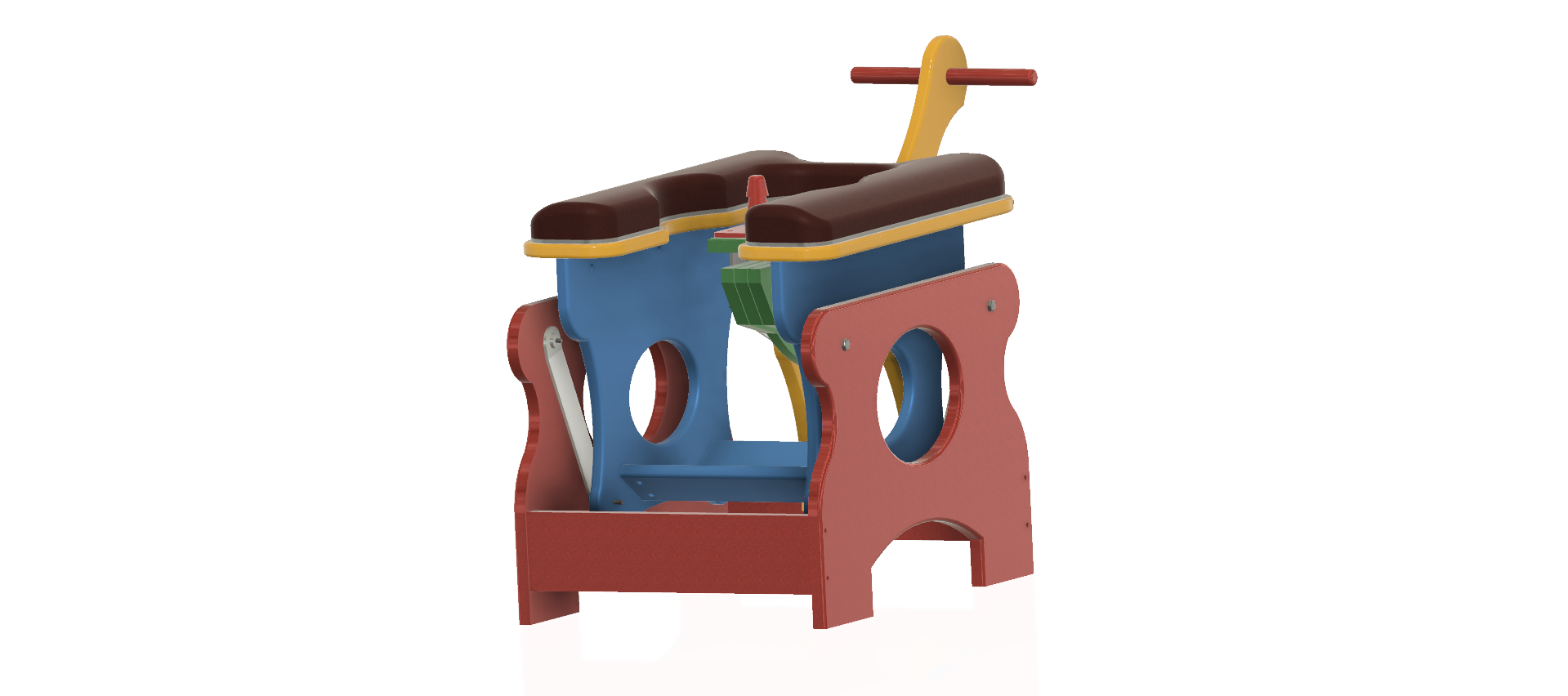 Love Sex Chair Sliding Rocker Monkey Chair Sex Machine v02 for 3d  print or cnc 3D File for Cults