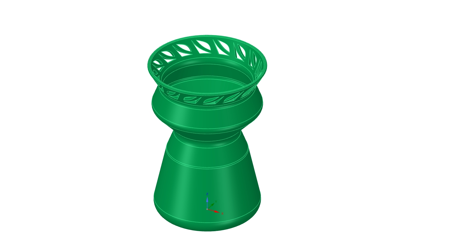 STL file style vase cup vessel v47 for 3dprint or cnc 🏺 (OBJ)・Model to