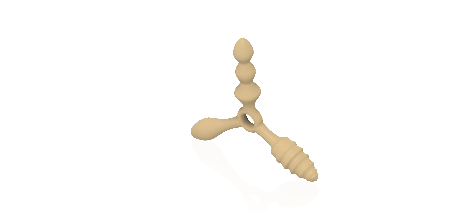 3 in 1 triple anal sex toys anal balls butt plug anus stimulator for  women and men sex anal toys for adults ap40 3d print STL File for Cults