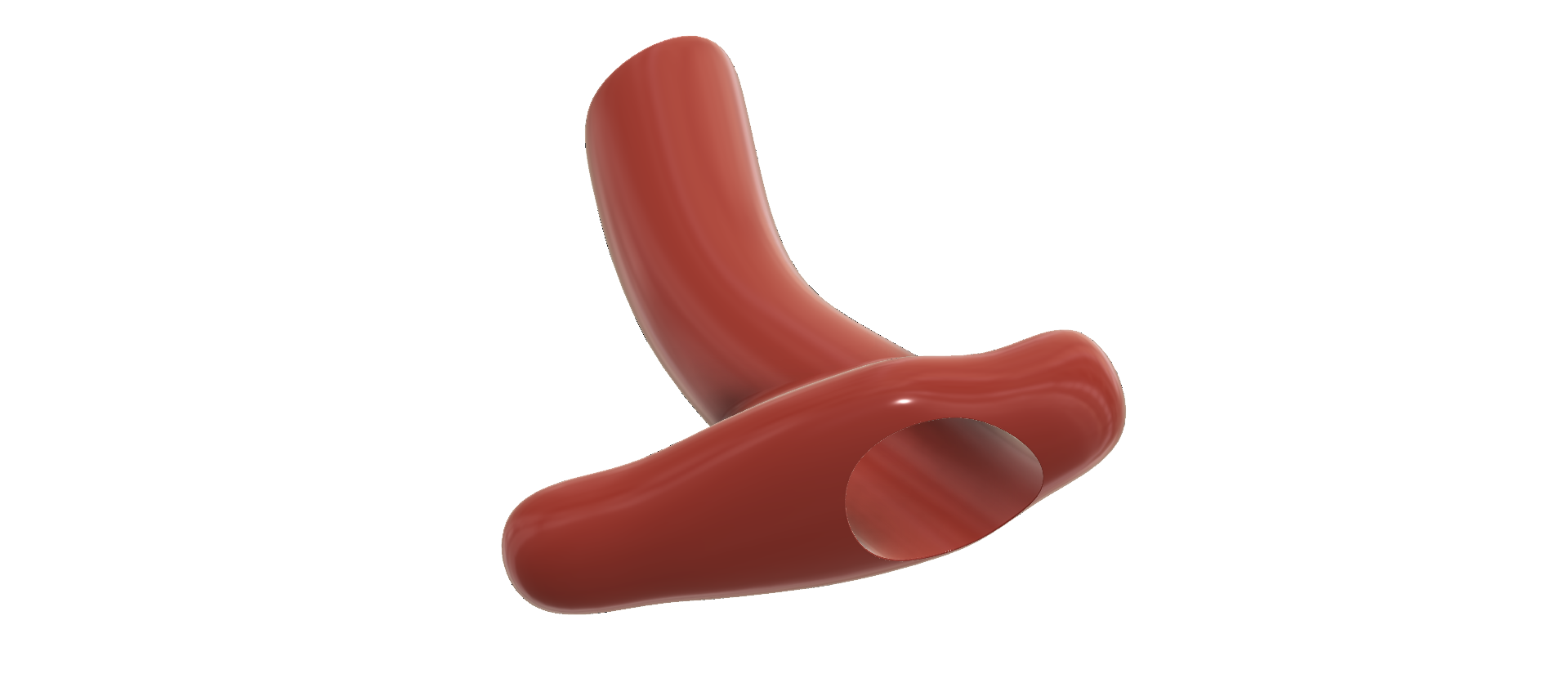 vaginal anal plug Big anal plug in husband's ass main image 0