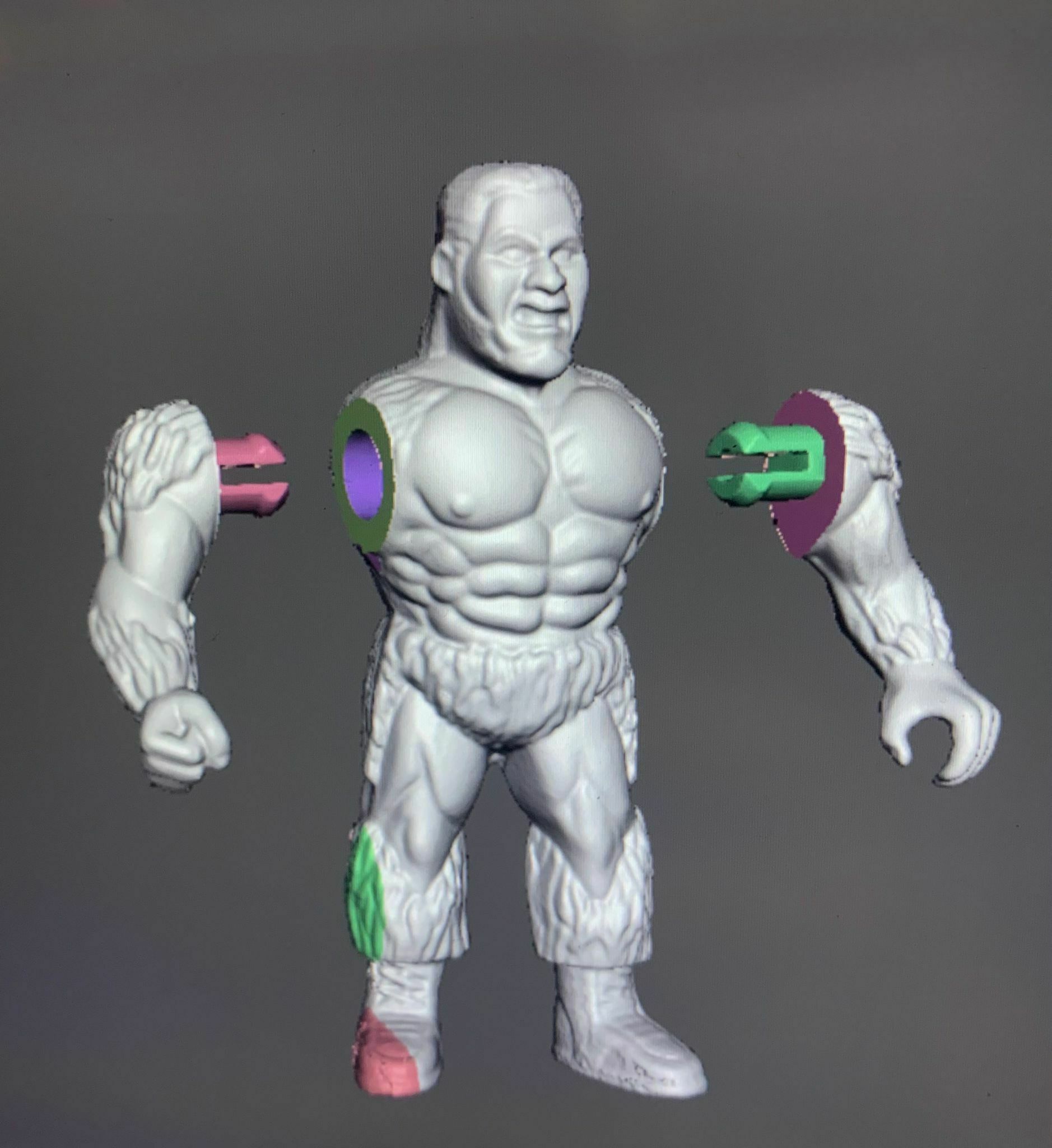 🦸 wwf hasbro giant giant gonzalez series 10 retro vintage 90's