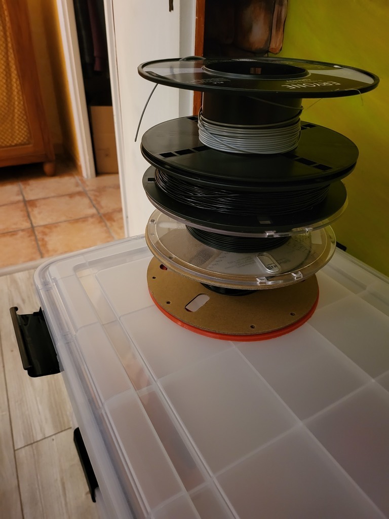 Free 3D file spool storage/holder 🧞‍♂️ ・3D printer model to download・Cults