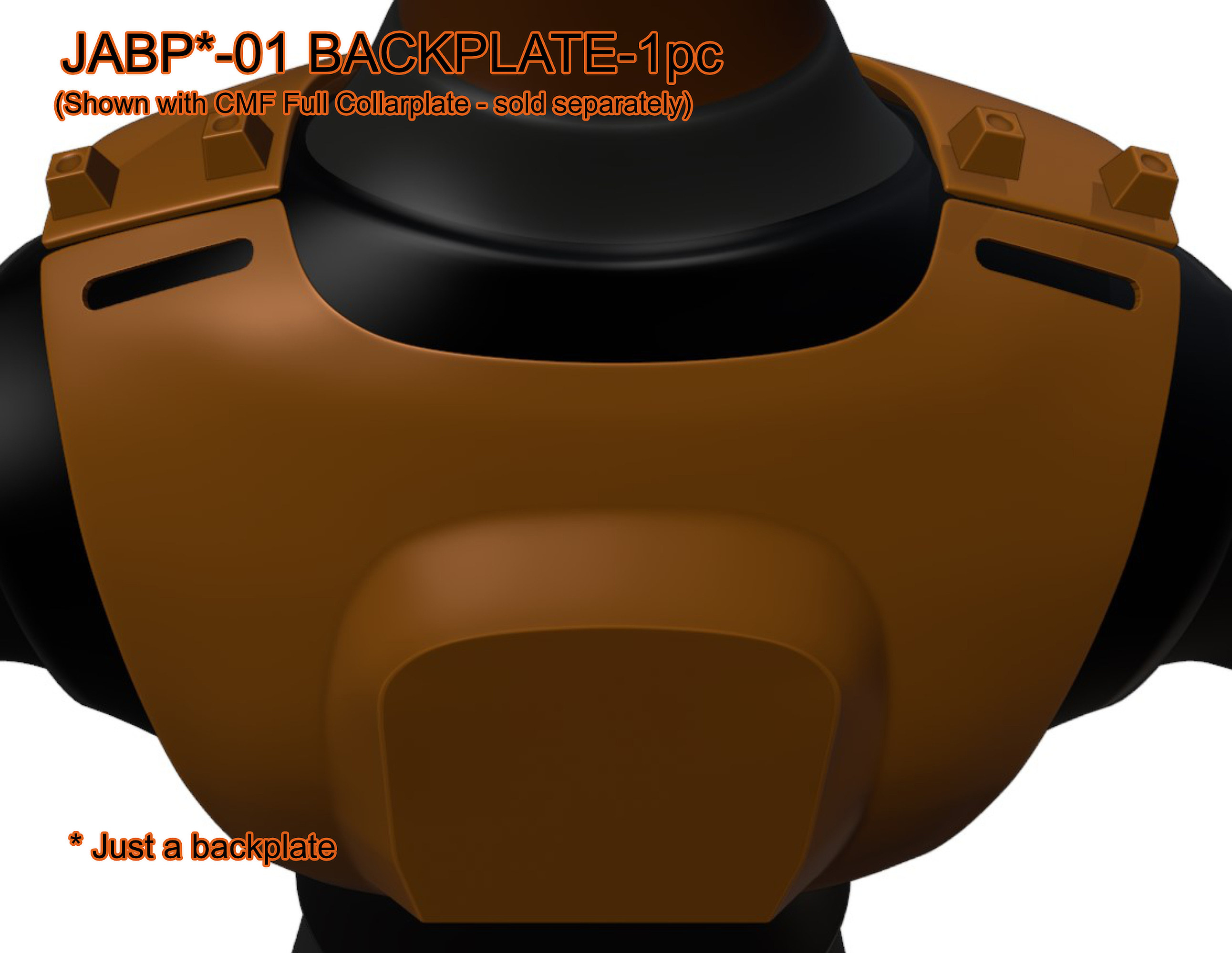 🔙 Backplate Armor [CMF]・ 3D File for 3D printing・Cults