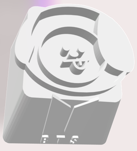 STL file BTS BT21 Keycaps - 8 Designs 🚐・3D print model to download・Cults