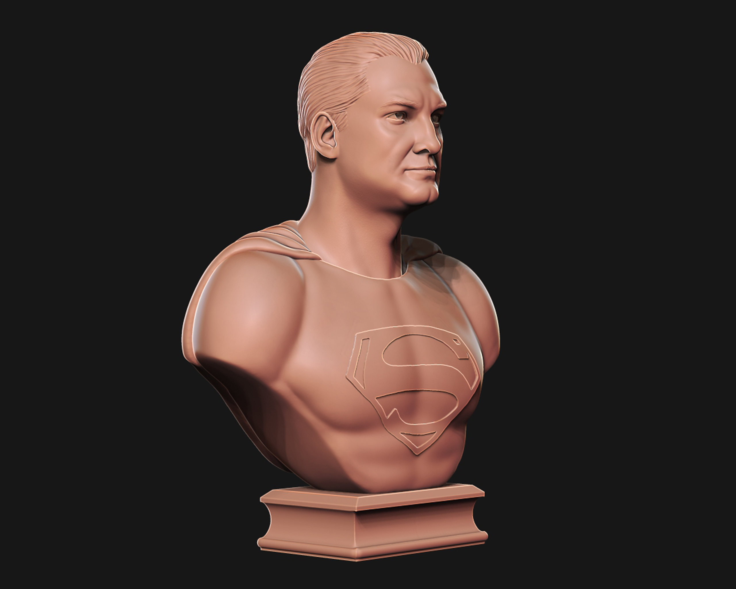 George Reeves Chest 👤 George Reeves bust sculpture 3D print model・ STL File for 3D printing ...