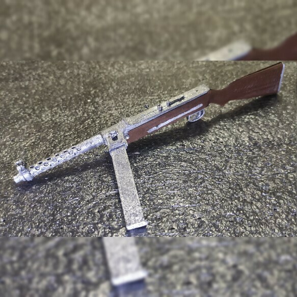 Файл 3D MP34 (SteyrSolothurn Maschinenpistole 34 S1100) 🎲 ・Модель для