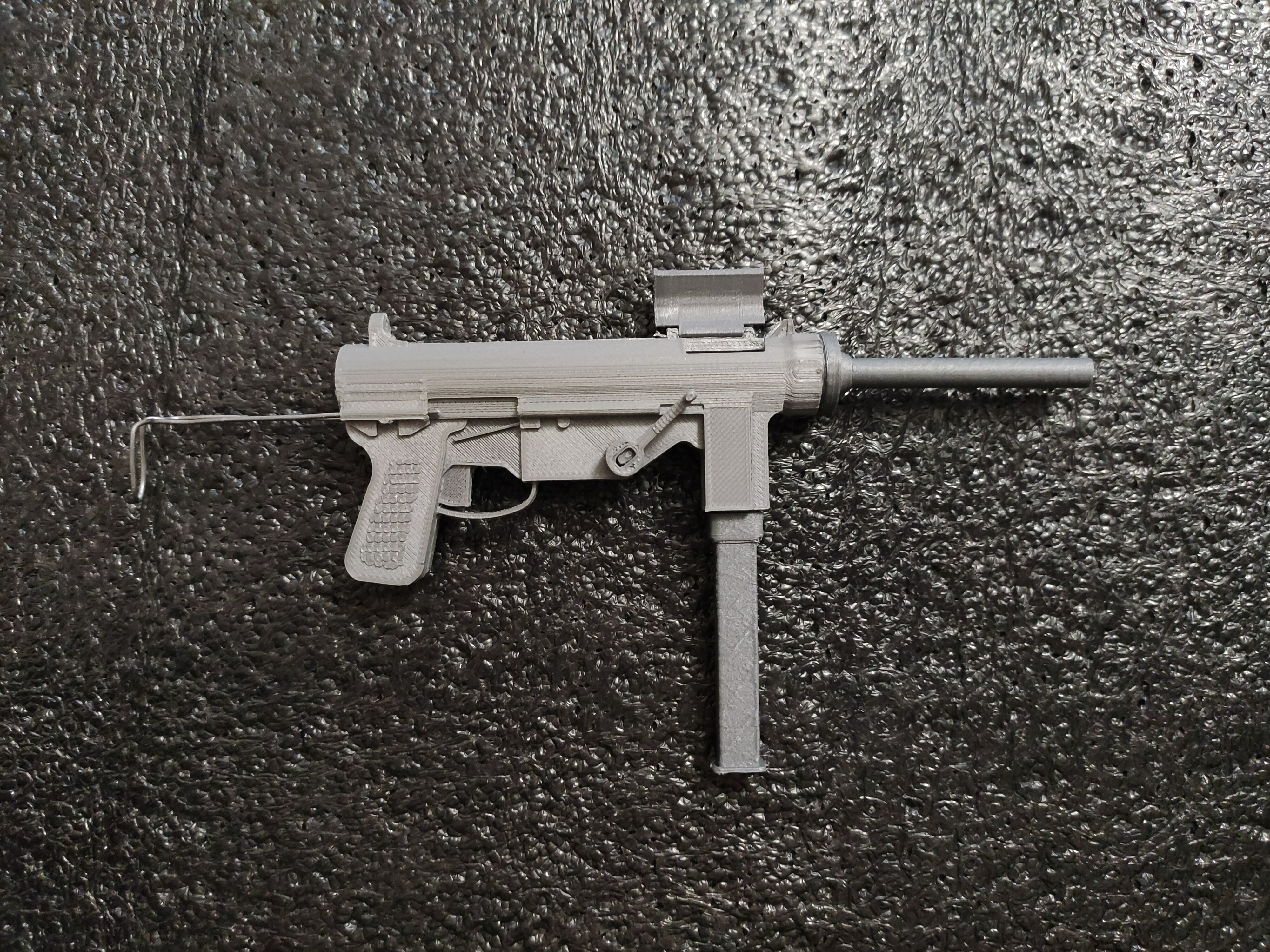 🔫 M3 Submachine Gun (Cal. .45 aka Grease Gun)・ STL File for ・Cults