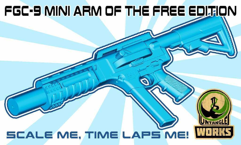 💪 FGC9 Mini Arm Of The Free Edition 1/6 scale・Free STL File for ・Cults