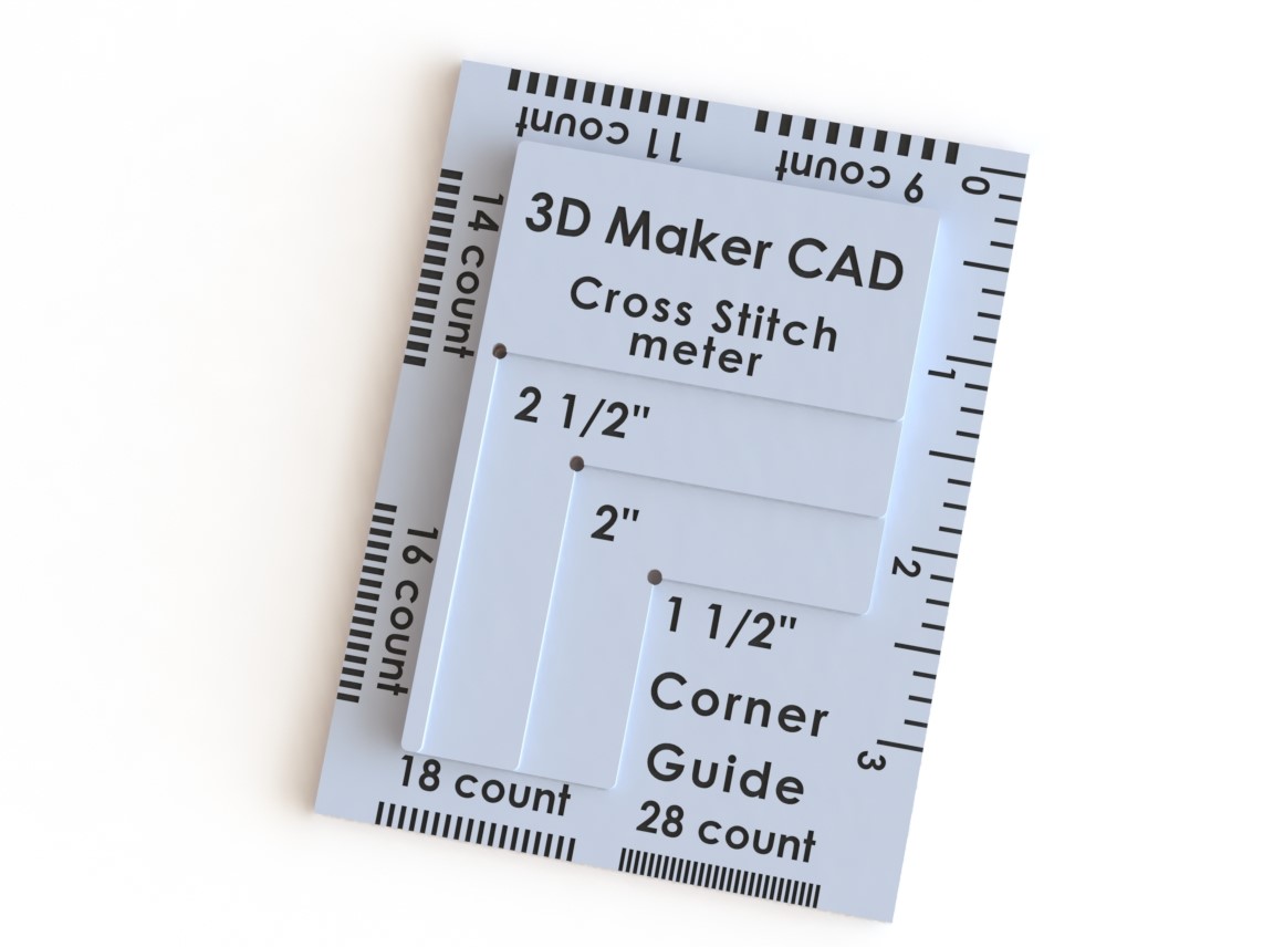Cross Stitch Meter (Cross Stitch Meter)・ STL File for 3D printing・Cults