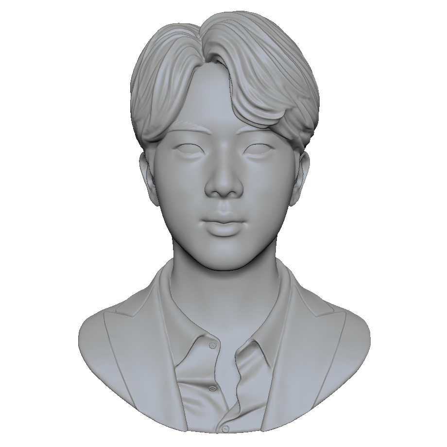 👤 BTS Jin・ STL File for ・Cults