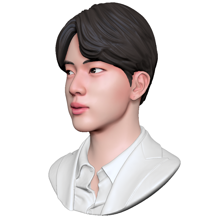 👤 BTS Jin・ STL File for ・Cults