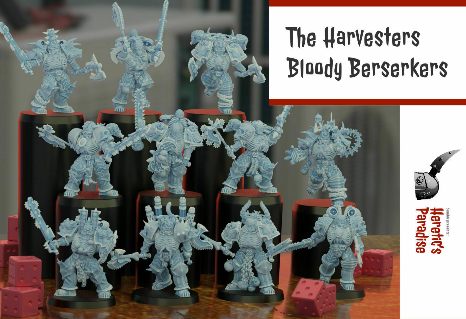 Sadi, Blood Harvester 1枚 🚗 The Harvesters - Bloody Berserkers・ 3D File for ・Cults