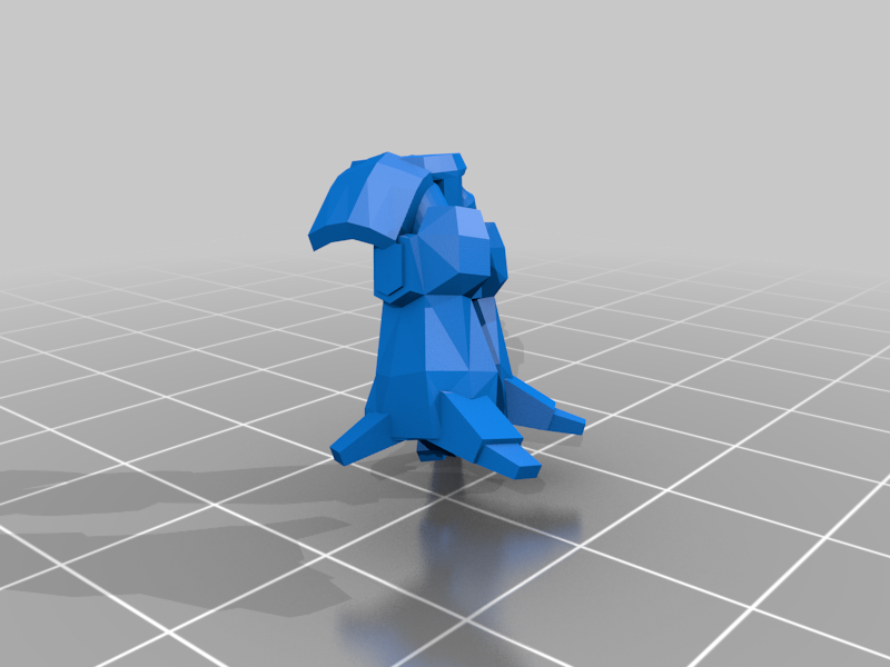 Free STL file low poly robot 🤖 ・3D printing template to download・Cults