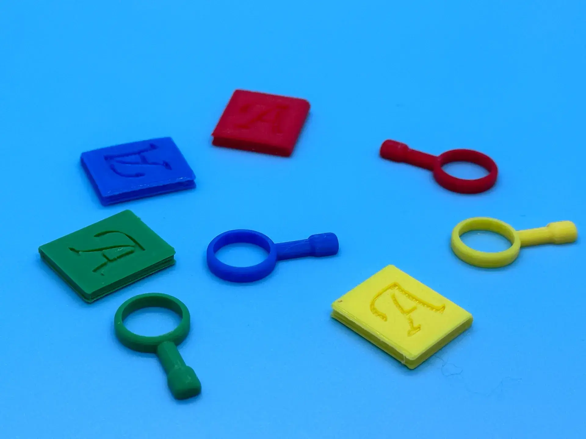 Free 3D file Research Tokens (Notebook and Magnifying Glass) for Lost ...