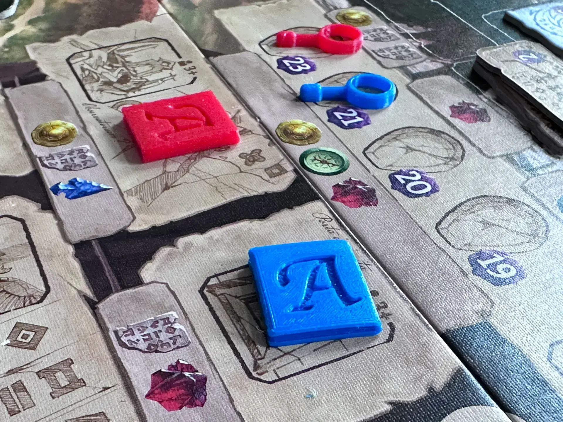 Free 3D file Research Tokens (Notebook and Magnifying Glass) for Lost ...