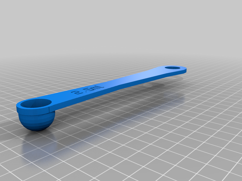 Free 3D file 2.5ml Measuring Spoon w Long Handle 🥄 ・3D printable design ...