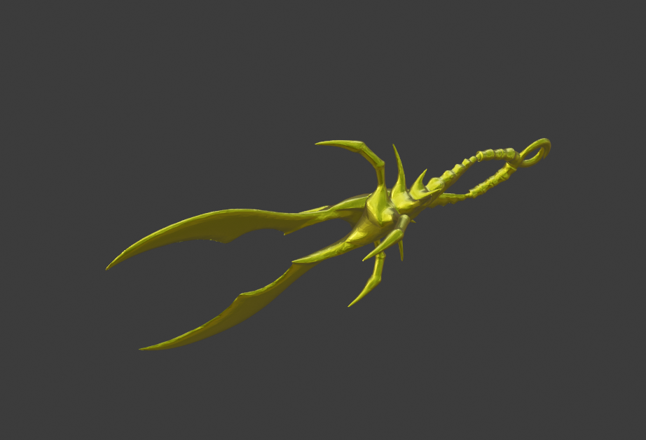 🦂 Scorpion kunai from Mortal Kombat 11 - Blazing