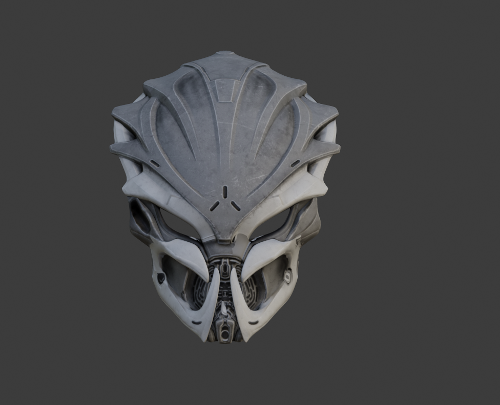 🪖 PREDATOR MASK - ABBYS・ 3D File for ・Cults