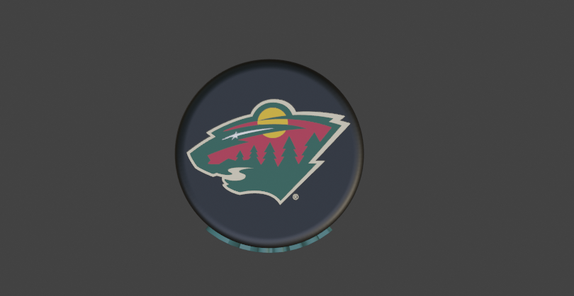 Free 3D file Minnesota Wild Hockey Puck 🏒 ・Object to download and to 3D ...