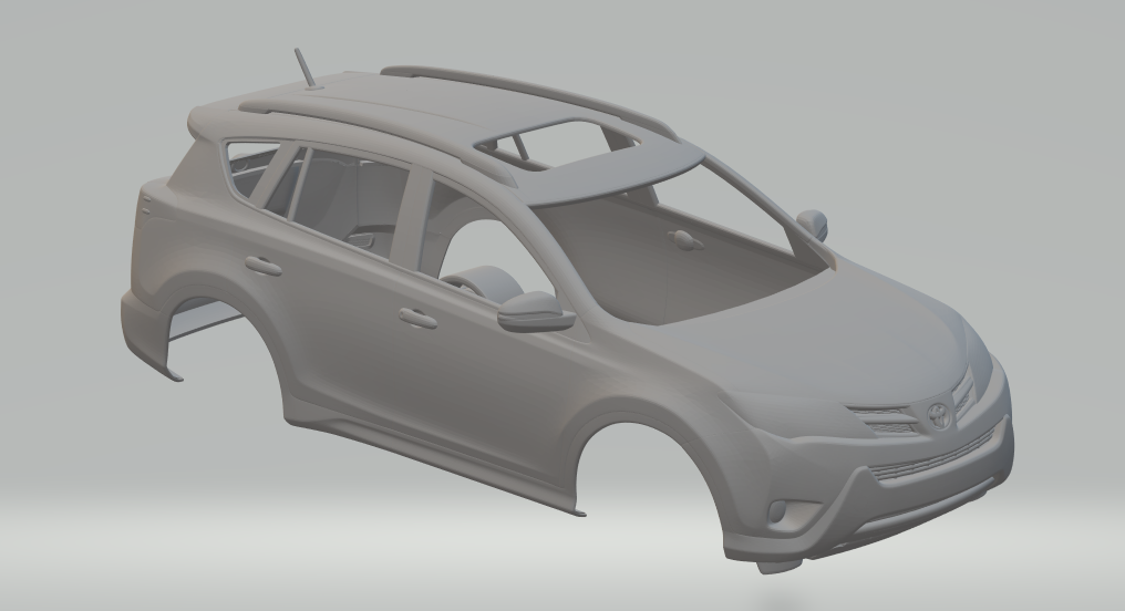 Archivo STL toyota rav 4 2015 🚗・Idea de impresión 3D para descargar・Cults