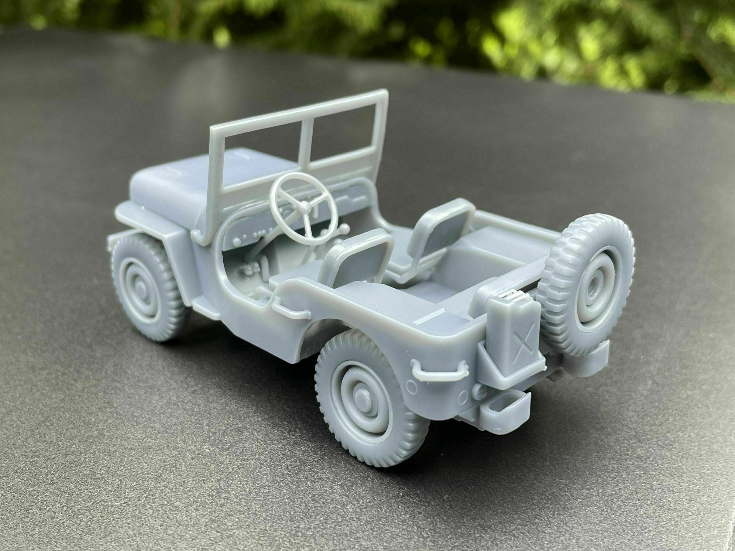 🚚 Jeep Willys - detailed 1:35 scale model kit・ 3D File for