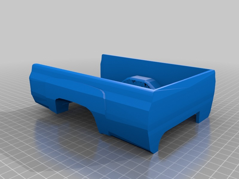 Free 3D file Remix K10 Silverado Single Cab For RC Truck 🚕 ・3D print