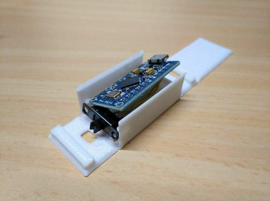 Бесплатный STL файл Foldable Mini Box for Arduino Pro Micro 📦 ・План 3D ...