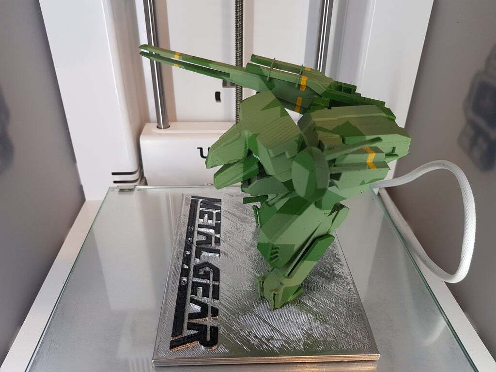 ⚙️ Metal Gear Rex with Stand (Metal Gear Solid)・Free STL File for ・Cults