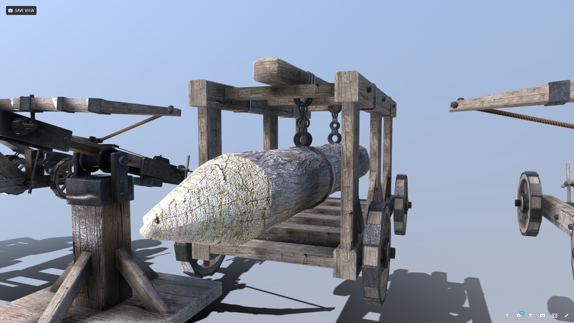 🔫 Pack d'armes de siège médiéval・Fichier STL pour ・Cults, image size:1920x1080