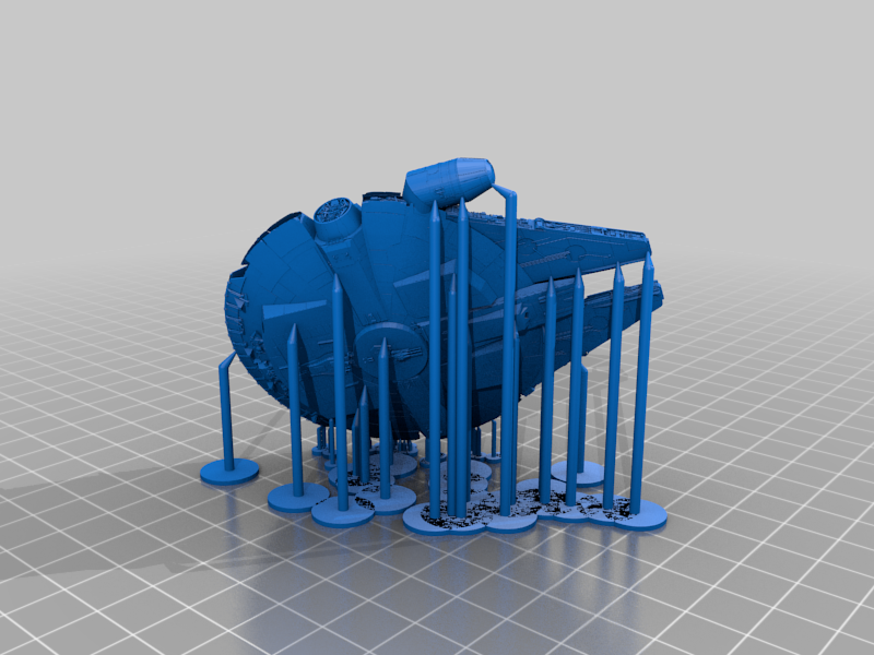 Print.png Star Wars Millennium Falcon for SLA print
