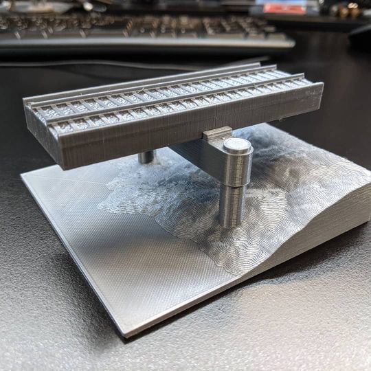 Bridge Railing Stl 🌉 Rail Bridge Pier Arrangement・Free STL File for ・Cults