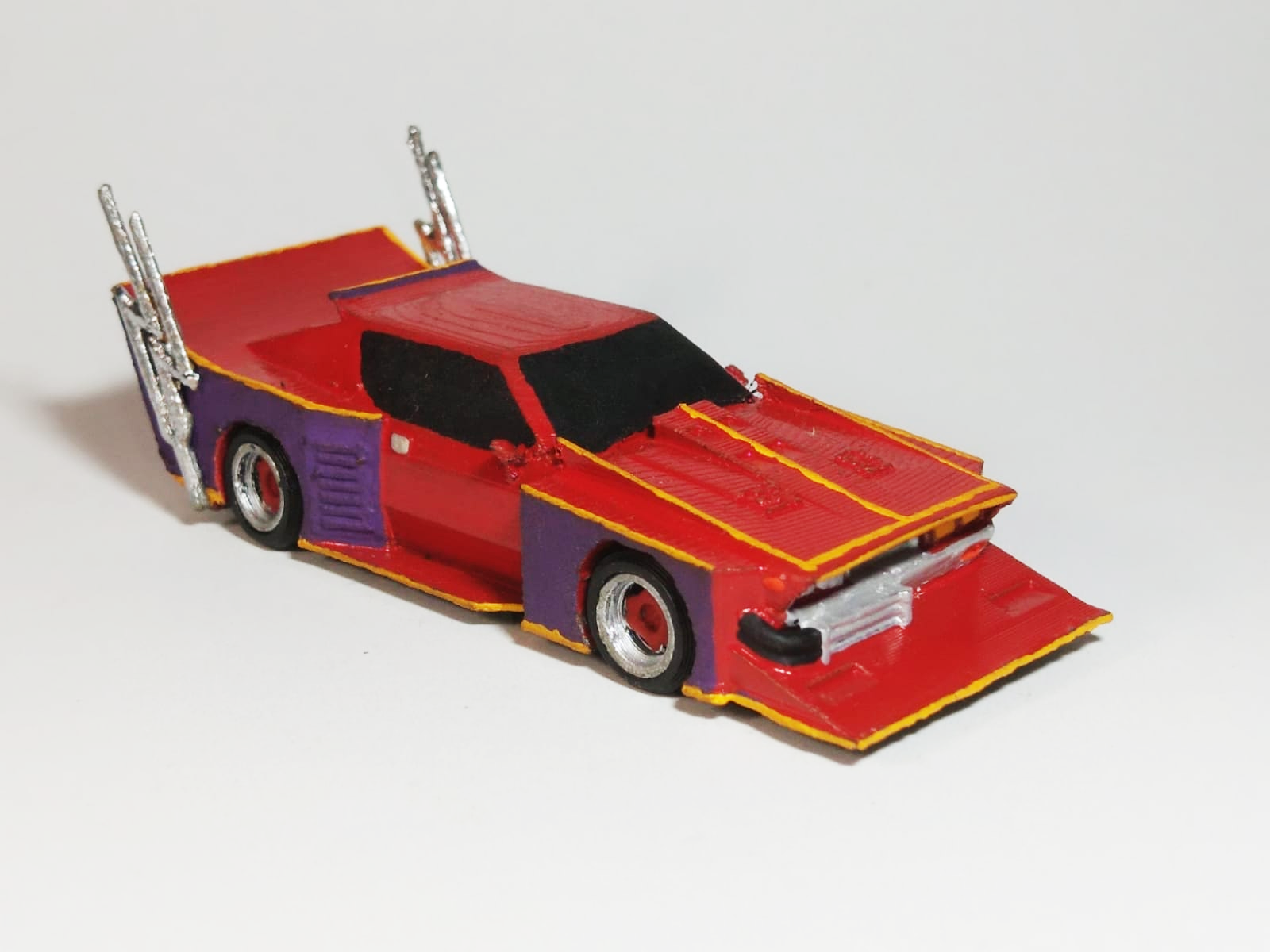 Aoshima 1:64 Grachan 15th Hakosuka 4Dr 1971 GC10BoostGear