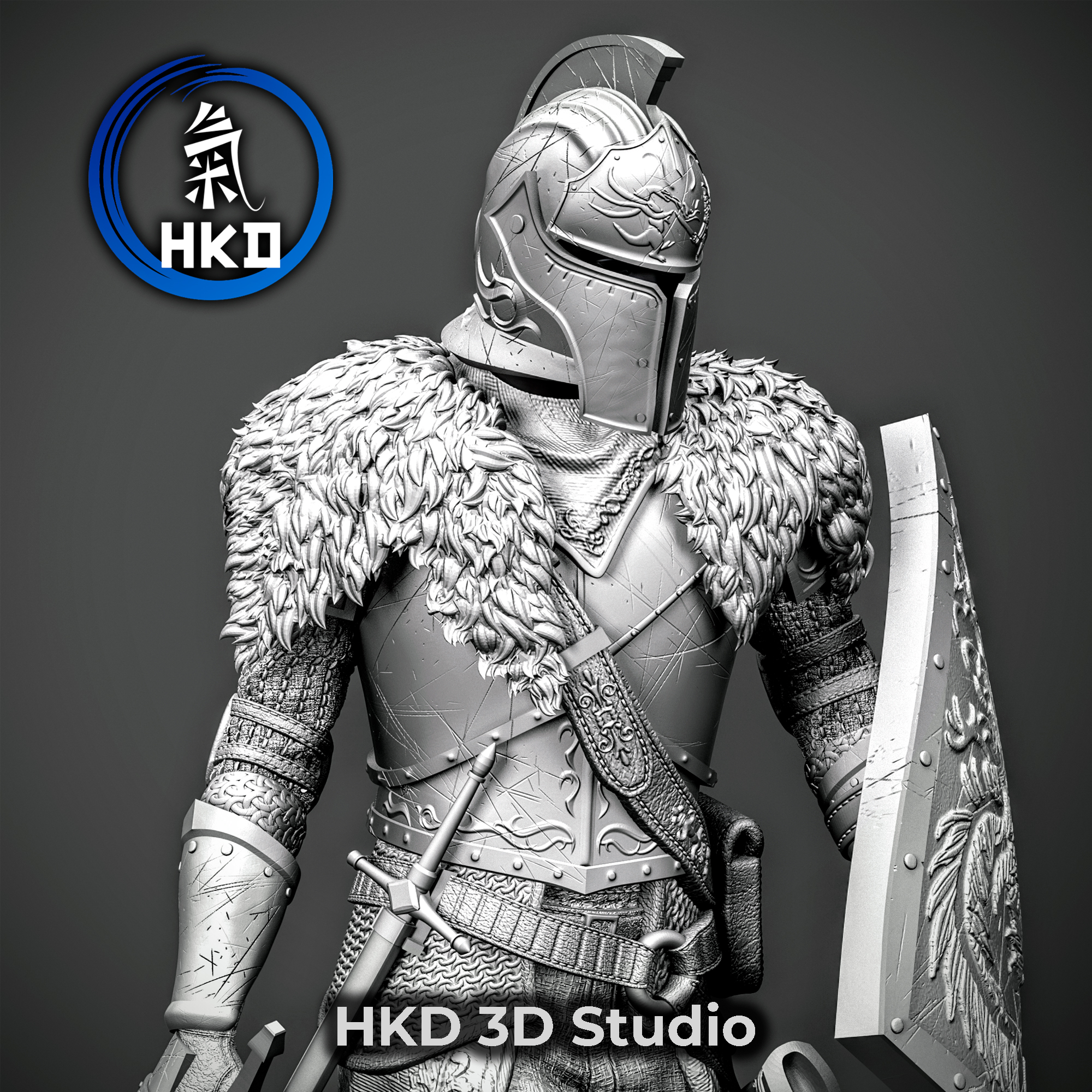 💍 Dark Souls Faraam Knight Fanart 3D print model・ STL File for ・Cults
