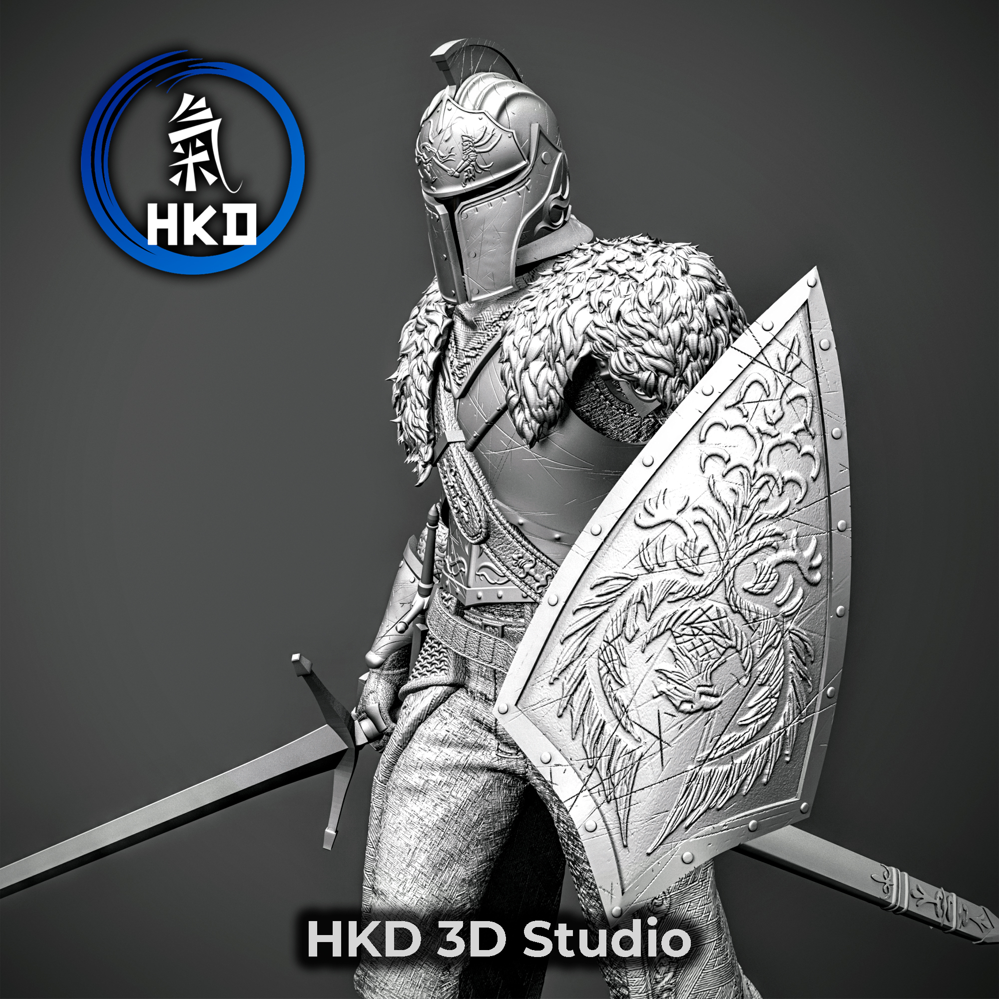 💍 Dark Souls Faraam Knight Fanart 3D print model・ STL File for ・Cults