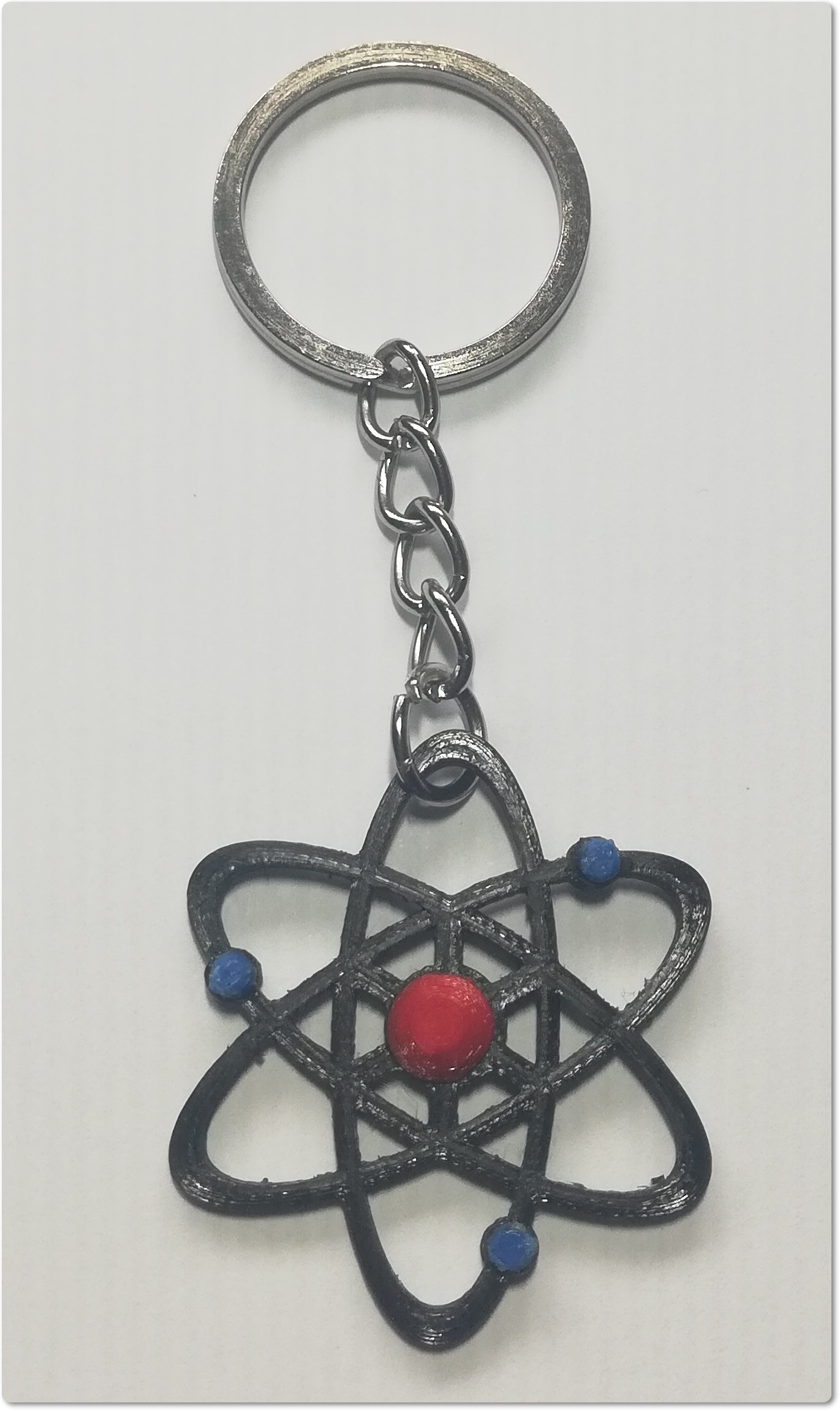 Archivo STL Llavero átomo/Atom keychain 🗝️ ・Objeto de impresión 3D para ...