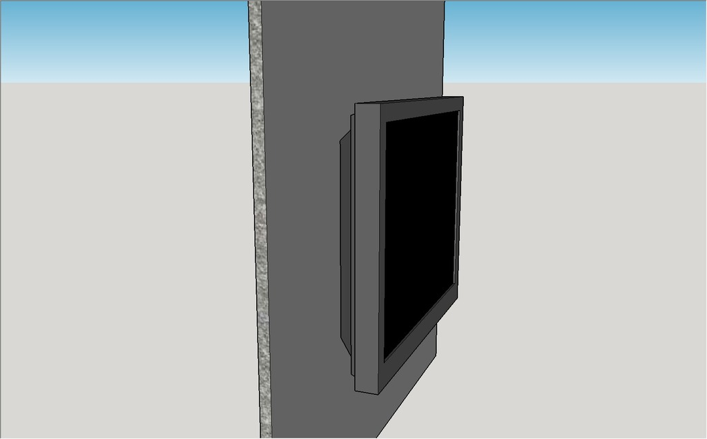 💯 VESA 100 flush wall mount for drywall・Free STL File for ・Cults