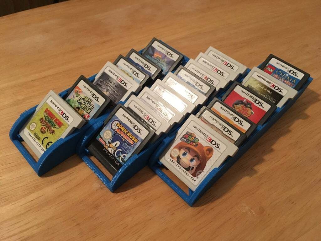 3D printable Nintendo DS Wall Rack・Cults