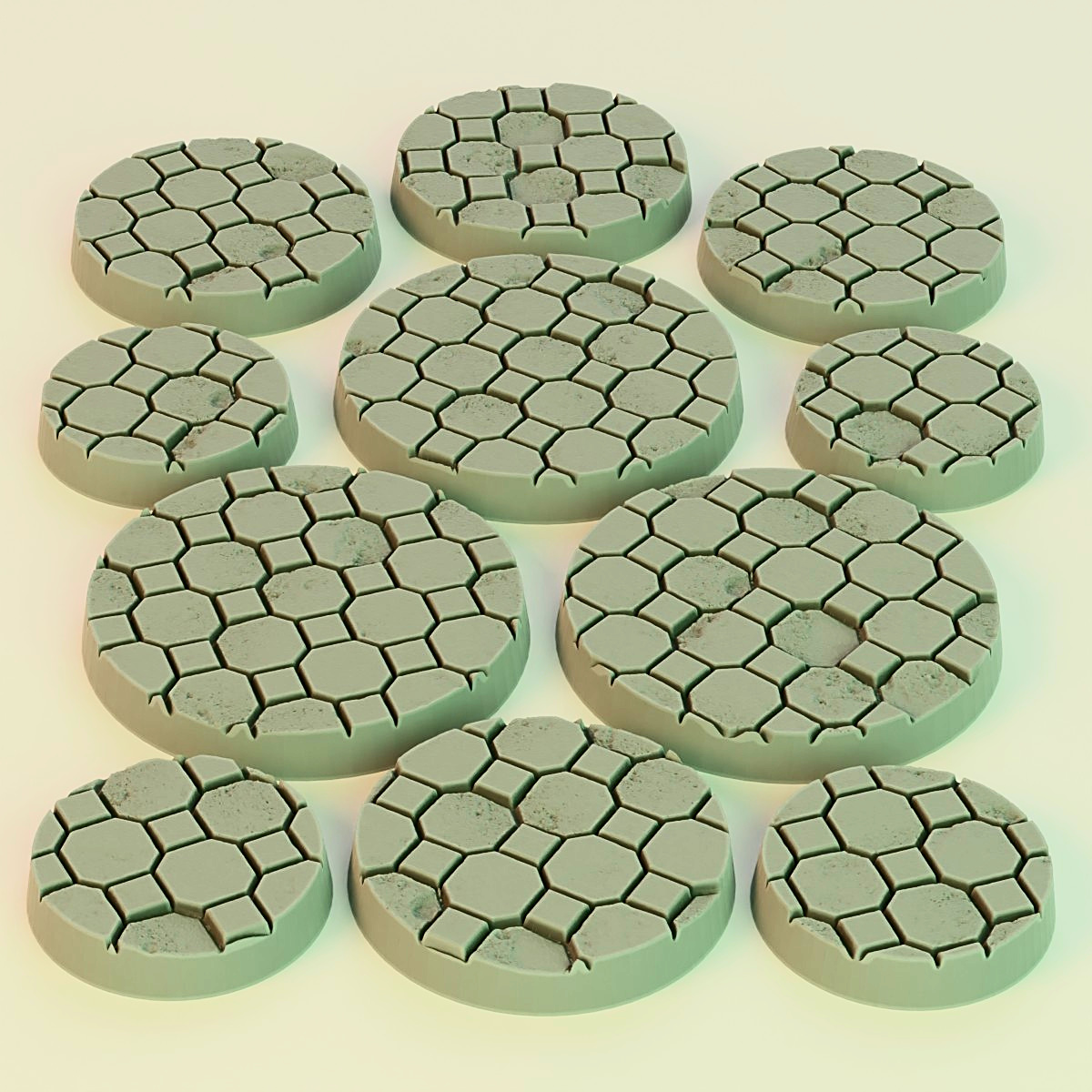 🪨 PAVING BASES・Free 3D File for ・Cults