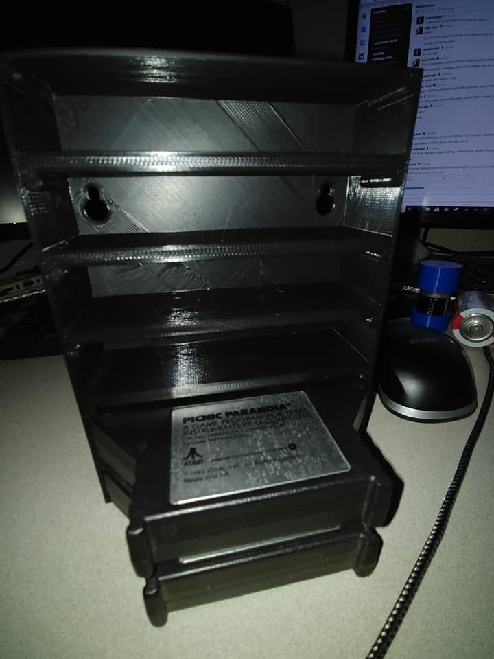 🏢 TI-99/4a cartridge rack・Free 3D File for ・Cults