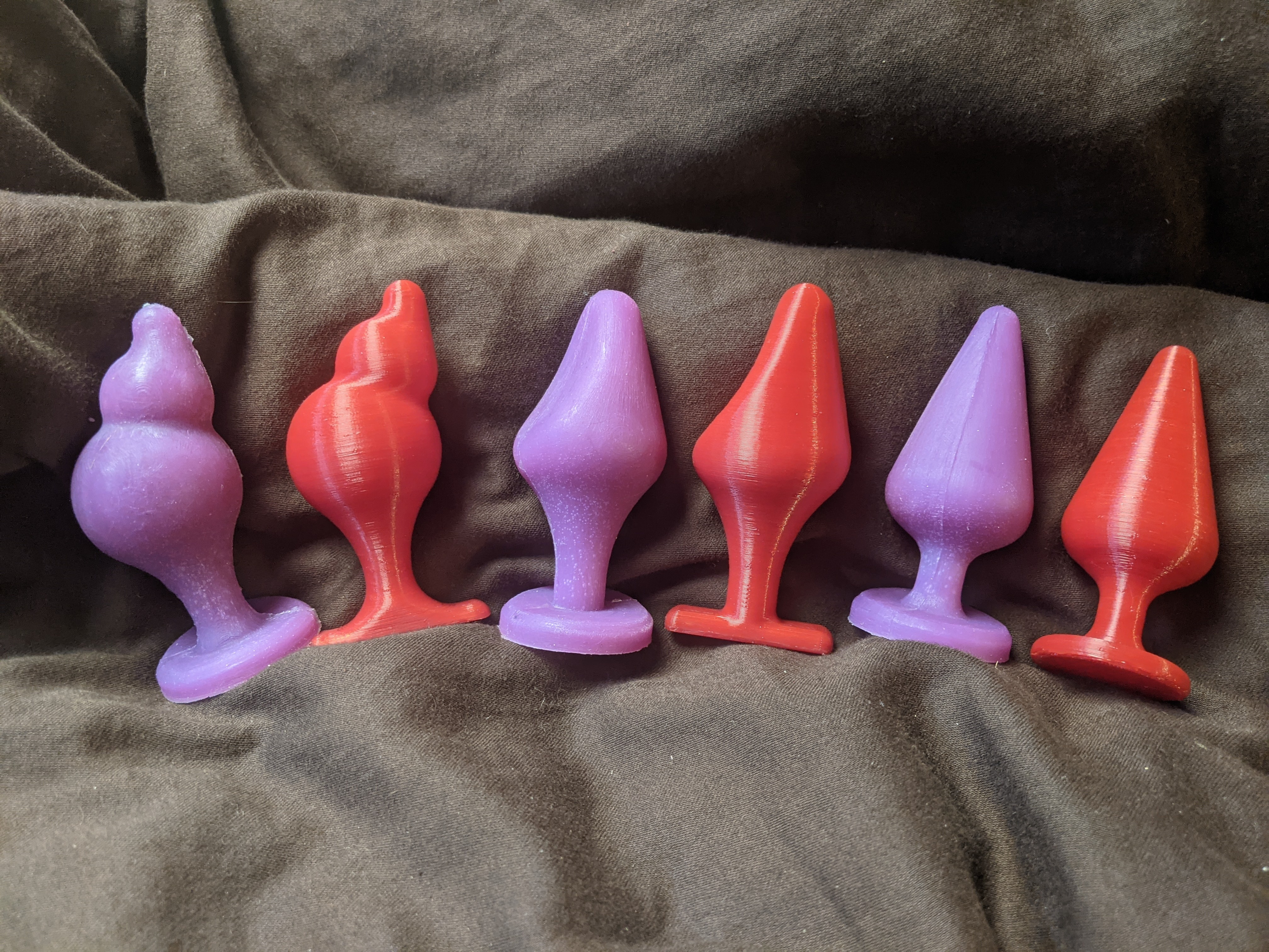 Collection of three Butt Plugs + Silicone Mold STL File for Cults Collection of three Butt Plugs + Silicone Mold STL File for Cults