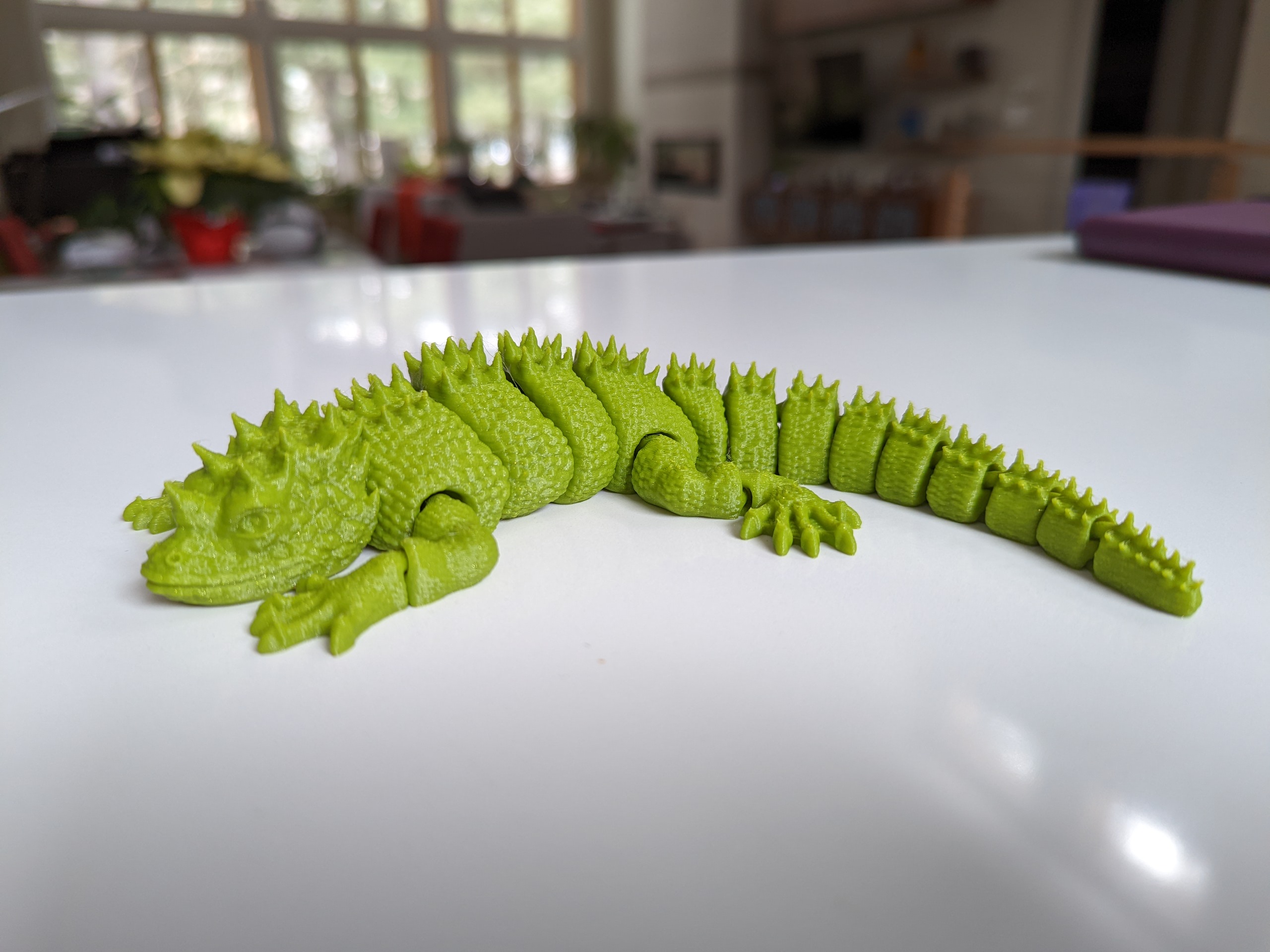 Articulated Lizard No Support Print In Place