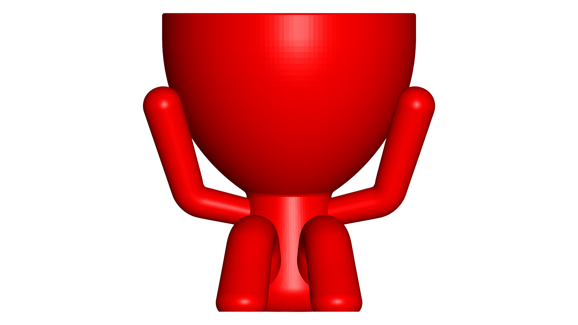 Arquivo grátis STL The 3 pots glasses Robert Sabios Does not read, Does