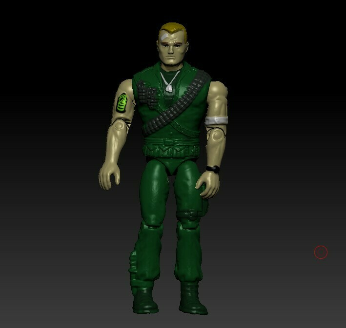 🎨 G.I Joe Sgt Savage vintage. Screaming Eagles.・ 3D File