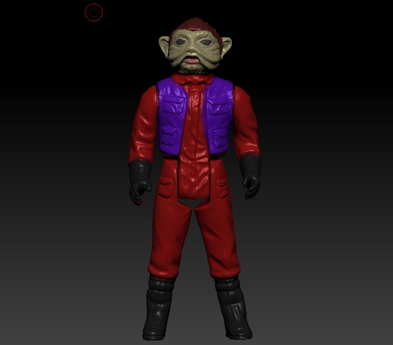 ⭐ STAR WARS .STL NIEN NUNB .3D ACTION FIGURE .OBJ KENNER