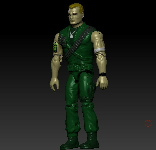 🎨 G.I Joe Sgt Savage vintage. Screaming Eagles.・ 3D File