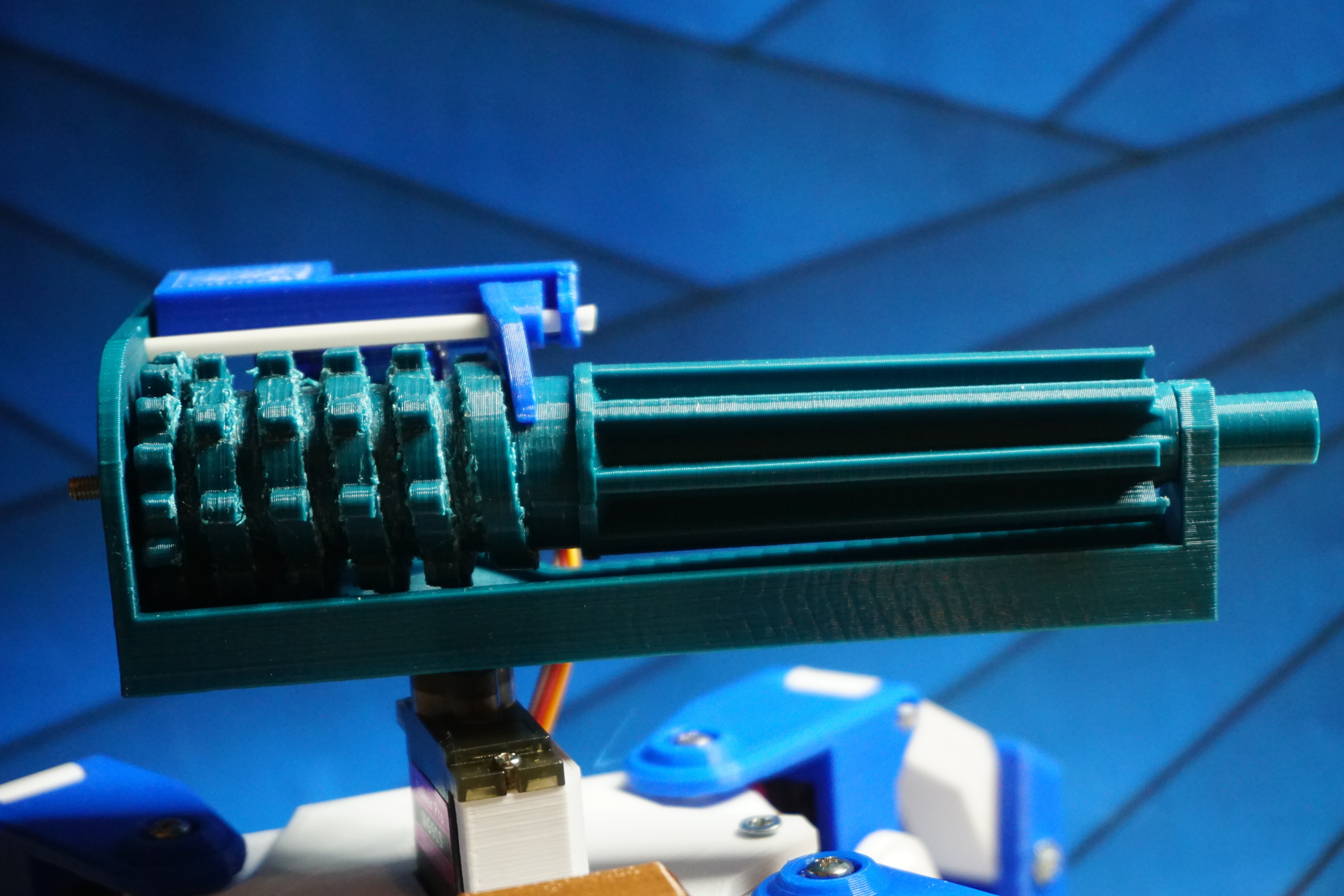 Free STL file Automated rubber gun with 32 rounds (Gatling gun) 🔫 ...