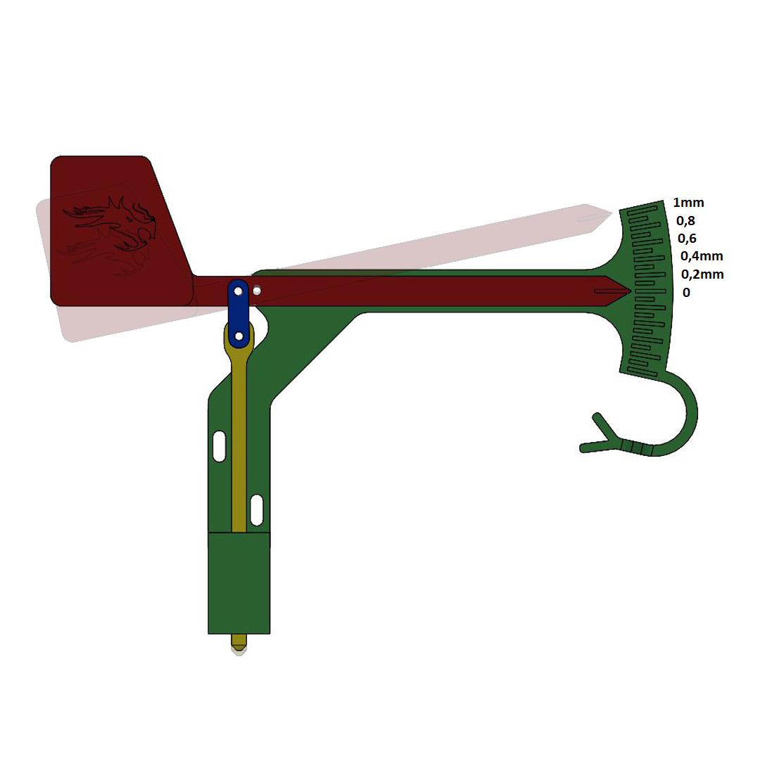 STL file INDICATOR FOR BEST BED LEVELING FOR ENDER 3 V2 🛏️ ・3D printer